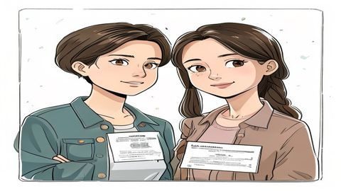 继母与继姐漫画平台内容安全认证证书展示，正规合规平台标志，白色背景专业证书风格